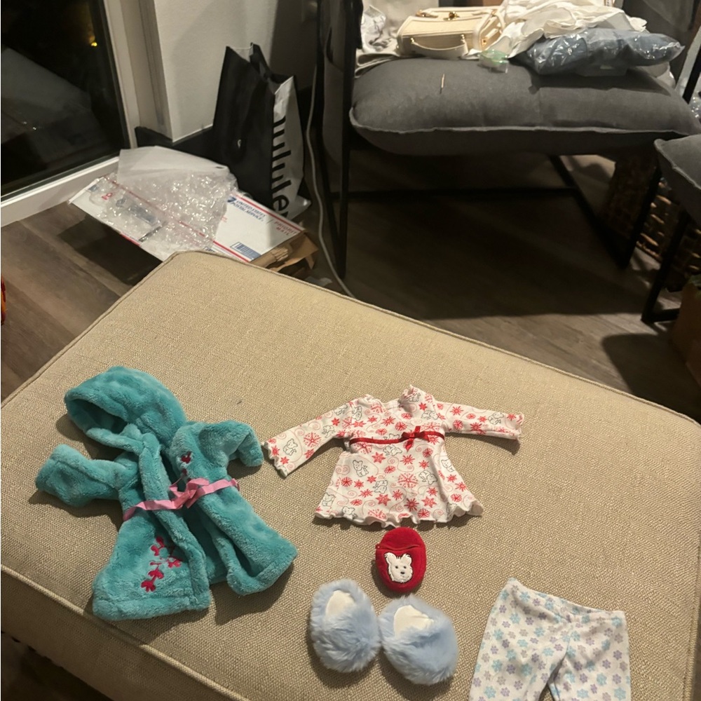 Lot of random American Girl doll stuff